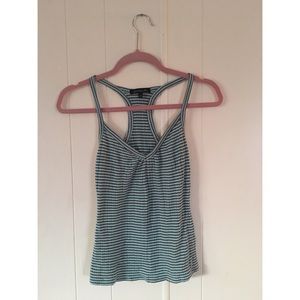 Striped Halter Tank Top